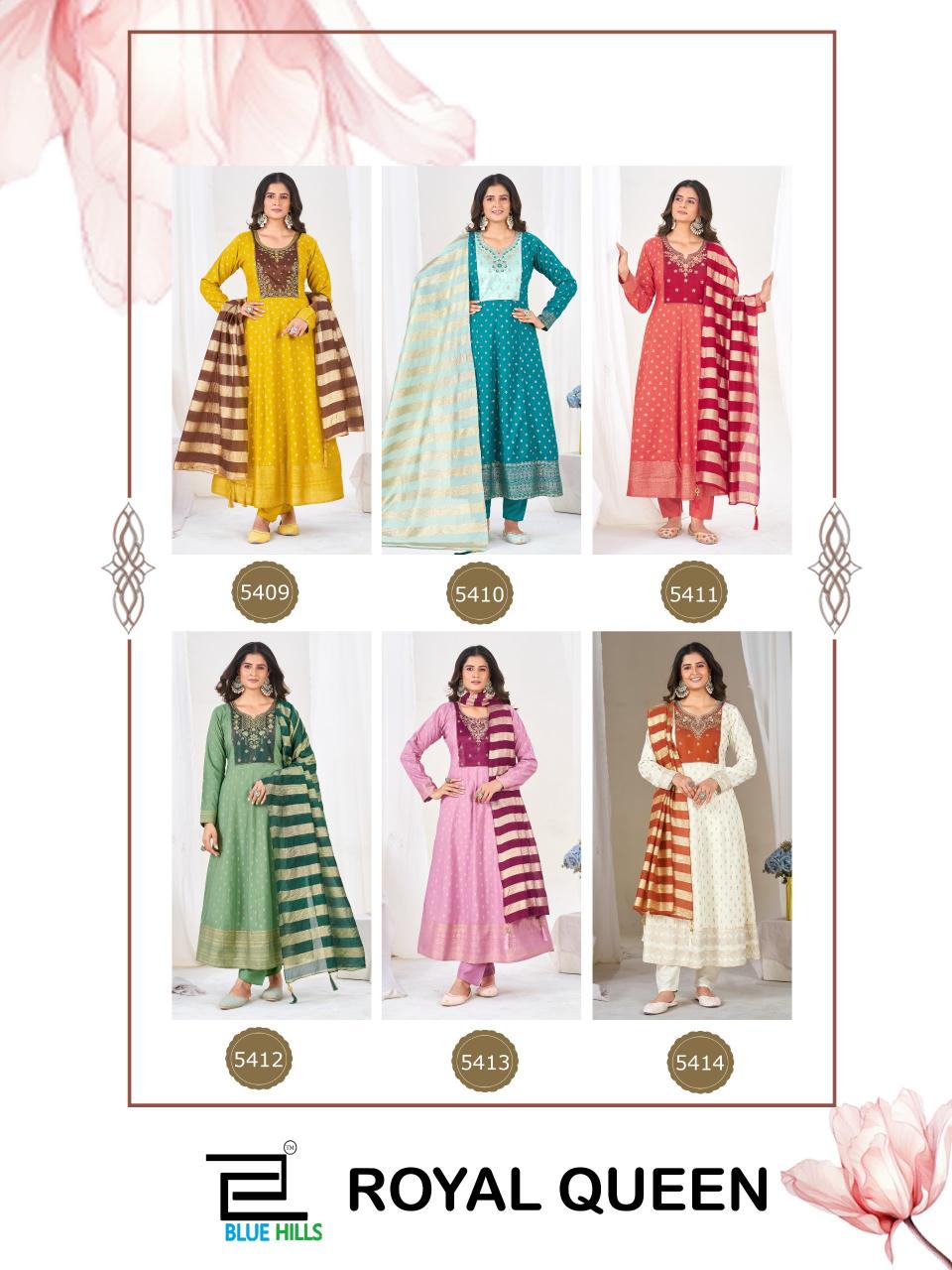 Blue hills royal queen kurtis wholesale